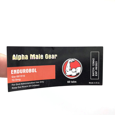 El frasco impermeable y durable del OEM 10ml etiqueta el adhesivo fuerte desprendible