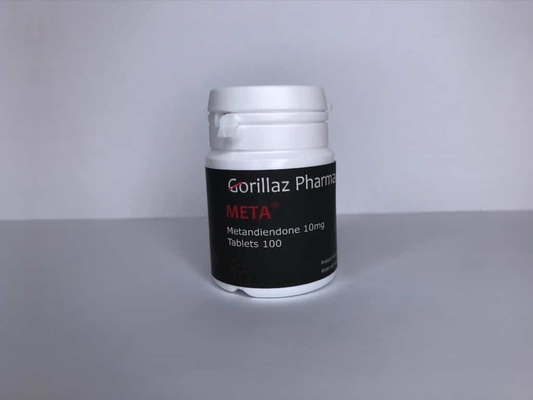 Etiquetas y cajas orales de Metanabol de la etiqueta 10mg/tab 100 de Metanabol