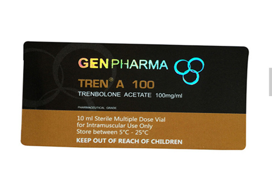 Holograma que imprime el frasco de encargo 10ml etiqueta las etiquetas engomadas farmacéuticas desprendibles