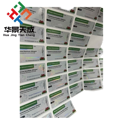 Etiquetas de frascos de vidrio blanco para frascos de plástico de diseño personalizable