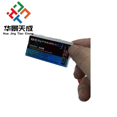 Etiquetas blancas de plástico para el vial de 10 ml para la identificación y marca de productos farmacéuticos