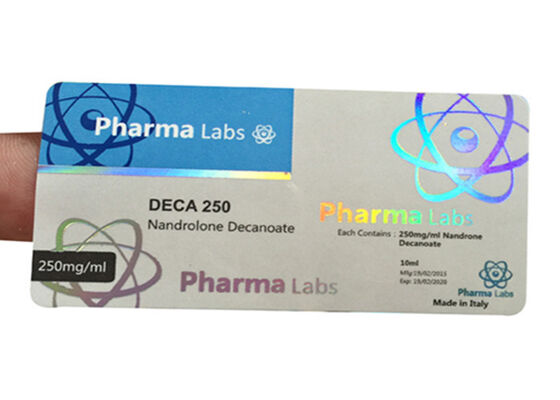 Etiquetas olográficas del frasco de la prescripción/muestras libres de las etiquetas engomadas adhesivas de encargo