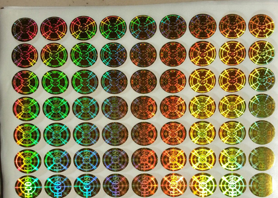 etiqueta adhesiva de la 2.a de la seguridad del holograma autorización de plata de la etiqueta engomada para la compañía