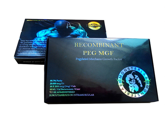 Cajas de encargo de la botella de la medicina del holograma del logotipo con la alta laminación del lustre