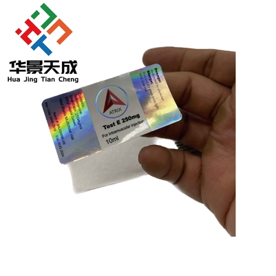 10 ml Vial Embalaje Etiquetas orales Proteína de suero de leche Etiqueta privada