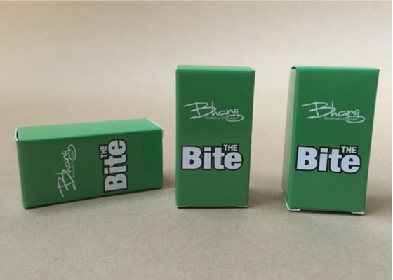 Libere las cajas del frasco del diseño 10ml que empaquetan el fondo a todo color con el logotipo blanco