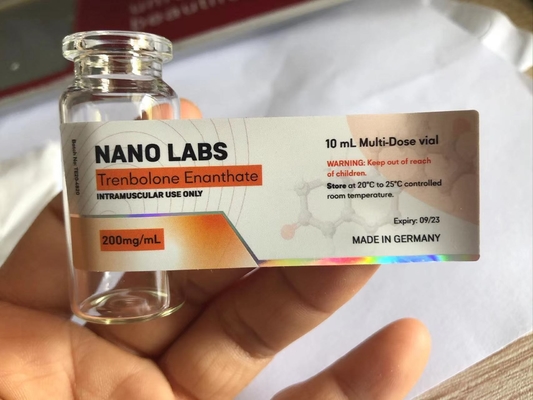 NANO LAB PHARMA Etiquetas para botellas pequeñas Impresión de etiquetas para frascos de 10 ml Para frascos de vidrio Diseño personalizado