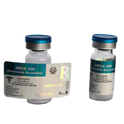 2 ml / 5 ml / 15 ml / 20 ml etiquetas del vial de 10 ml láser etiquetas del vial de vidrio de holograma personalizado