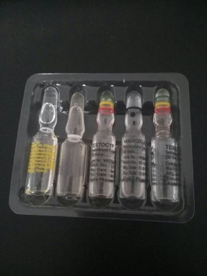 1ml modificado para requisitos particulares Ampuler de cristal con las cajas de embalaje y la ampolla en un sistema