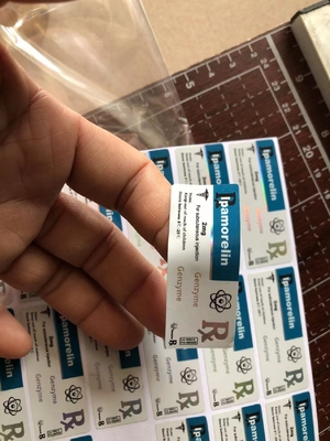 Somatropi Pt141 Péptidos Aceite inyectable 3 ml Etiquetas del vial de vidrio