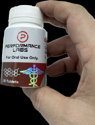 Anavar Oxandrolona Comprimidos orales Etiquetas Resistente al agua Tamaño personalizado Etiquetas de papel