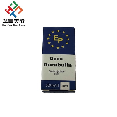 Cajas de vial de 10 ml personalizables con acabado brillante de papel para el embalaje de vial de esteroides
