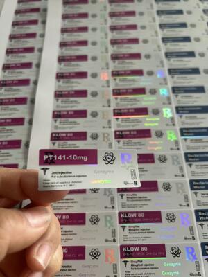 PT141 10MG Vialcitos pequeños Etiquetas