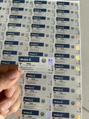 Motcs-10 mg 3 ml Etiquetas de los viales pequeños
