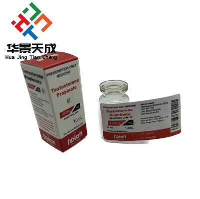 Pruebe las etiquetas y cajas de frascos de 10 ml de diseño personalizado Fusion de propionato de 100 mg