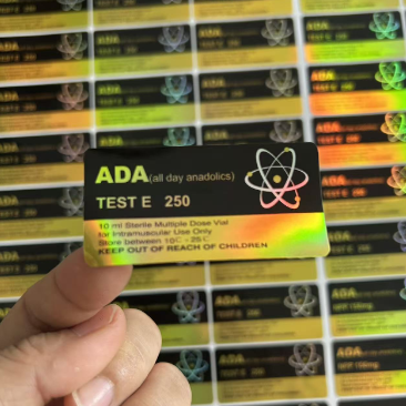 Pruebe las etiquetas de material láser dorado y negro de Enanthate 250 mg