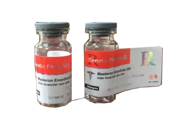 Masteron Enanthate 200mg Laser Vial brillante Vial Etiquetas para inyección de 10ml Vial