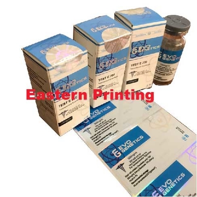 El laser del diámetro los 2cm selló el vidrio Vial Labels del holograma 10ml