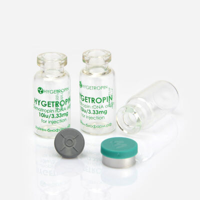 vidrio Vial With Rubber Stopper del claro de la penicilina 3ml