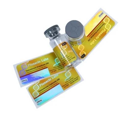 Etiquetas de botella de vial anabólico de 10 ml con holograma 3D