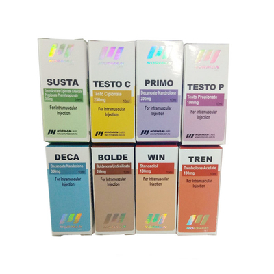 Vial inyectable estampado con logotipo holográfico Cajas de viales de 10 ml